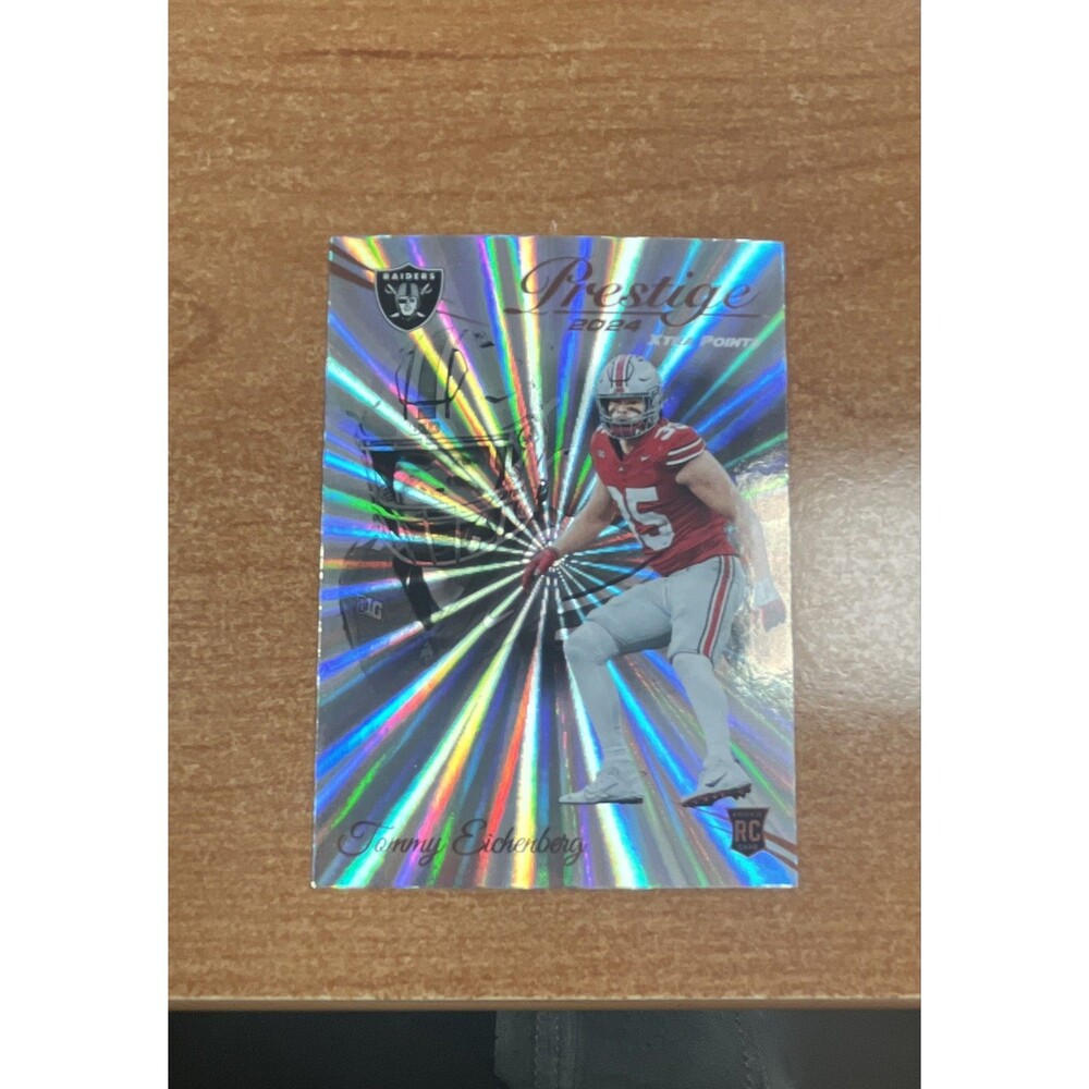 2024 Panini Prestige - Rookies Tommy Eichenberg‎ #378 Xtra Points Sunburst (RC)